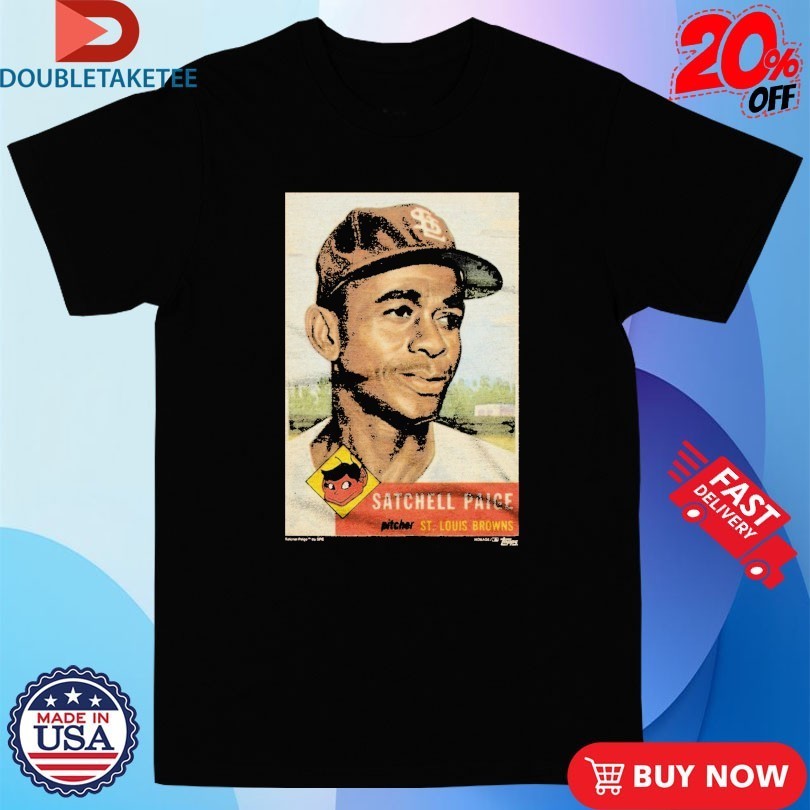 1953 Topps Baseball Satchel Paige St Louis Browns Shirts