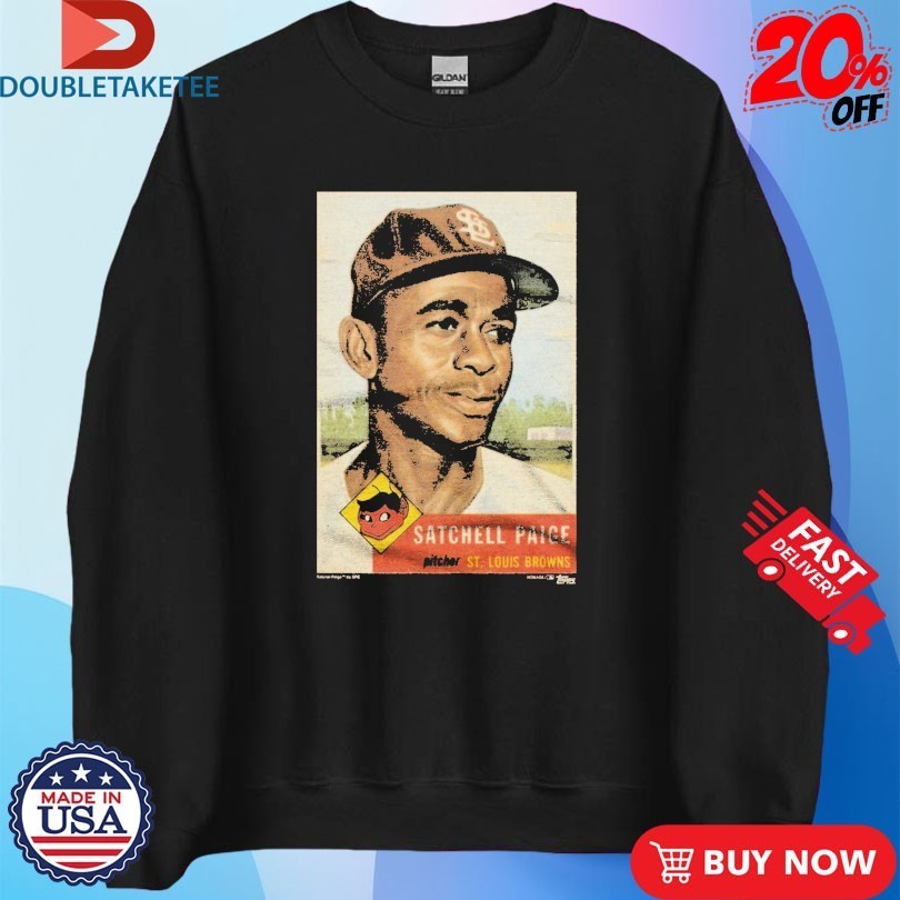 1953 Topps Baseball Satchel Paige St Louis Browns Shirts