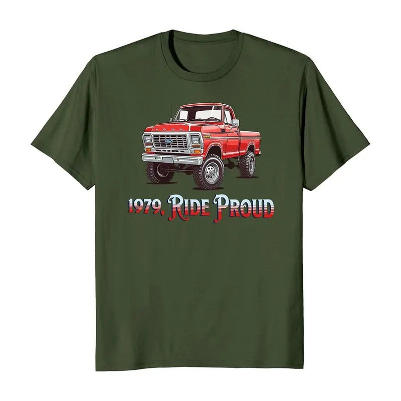1979 Ride Proud Classic Truck T-Shirt Hoodie, Sweatshirt | TeeBloomCo.com