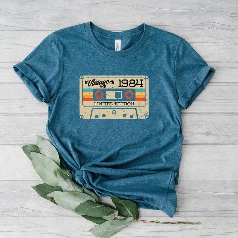 1984 Vintage Shirt, 1984 Birthday Shirt, 39th Birthday Gift, 39th Birthday Gift Shirt, 1984 Vintage Tee, 1984 Cassette...