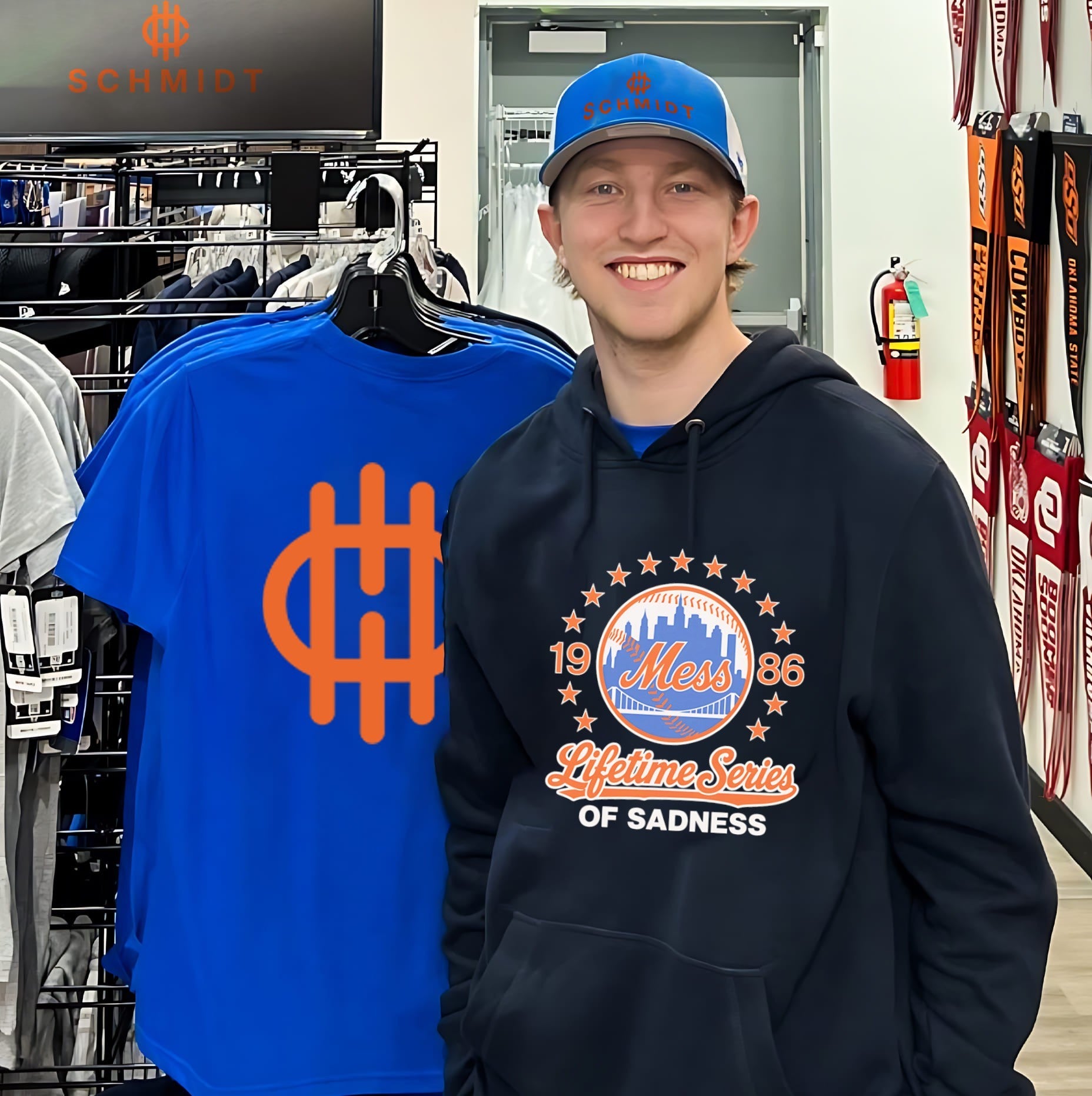 1986 Mess Lifetime Series of Sadness New York Mets shirt