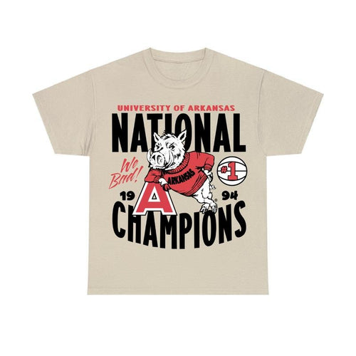 1994 National Champions Tee, University of Arkansas Tee, Sport Shirt, Graphic Shirt for Women, for Men Hoodie, Sweatshirt