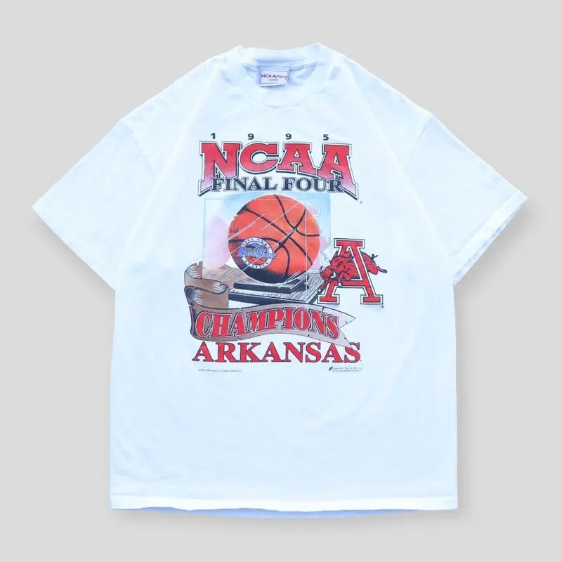 1995 Rare Arkansas Razorbacks NCAA Final Four Championship Tee Vintage T-shirt Hoodie, Sweatshirt | TeeBloomCo.com