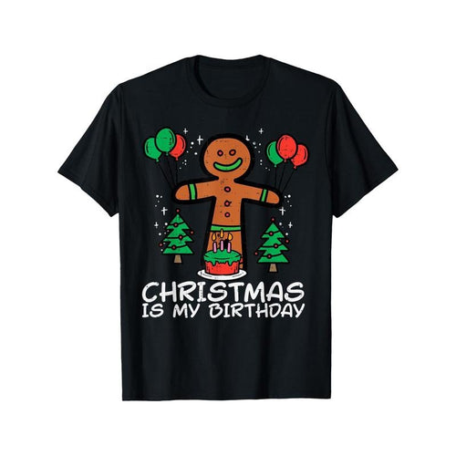 1pc Men'S Christmas Birthday T-Shirt