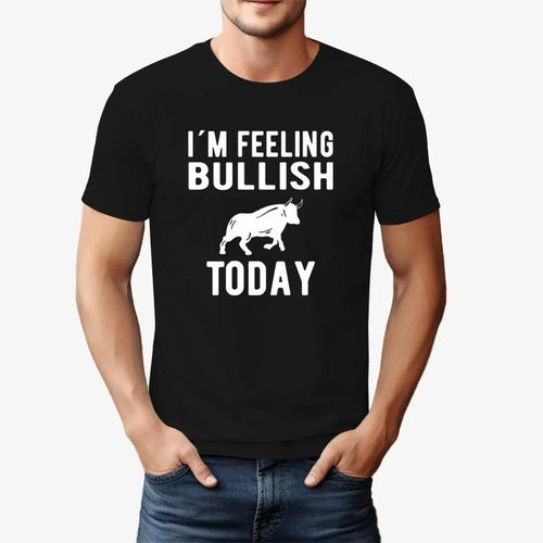 1pc Unisex Cotton Casual T-Shirt with Cartoon Bull Print, Short Sleeve, Regular Fit, Knitted Fabric, No Pocket