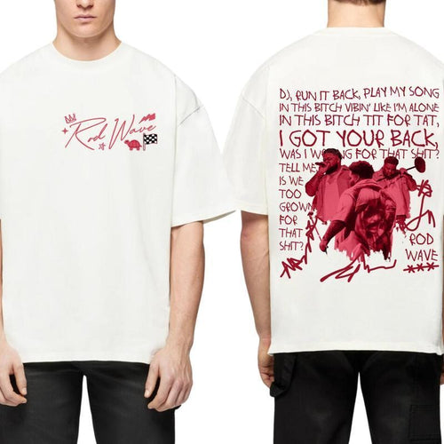 2-Sided Rod Wave New Song Lyrics Shirts - RW New Album Merch | Official Concert T-Shirt, Sweatshirt, Hoodie | TeeBloomCo.com