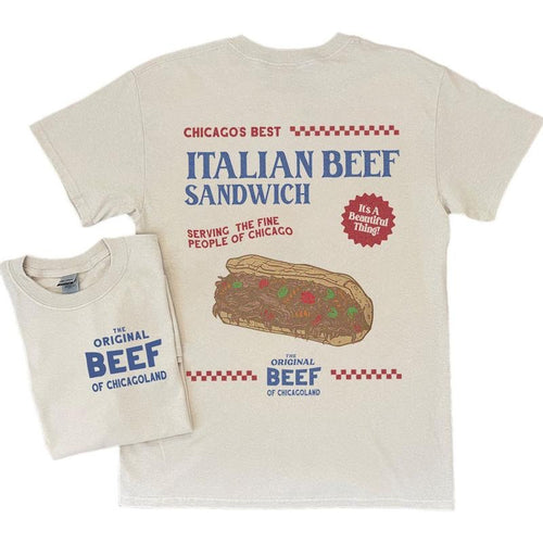 2 sides Italian Beef Sandwich T-Shirt Sweatshirt Hoodie Unisex | TeeBloomCo.com