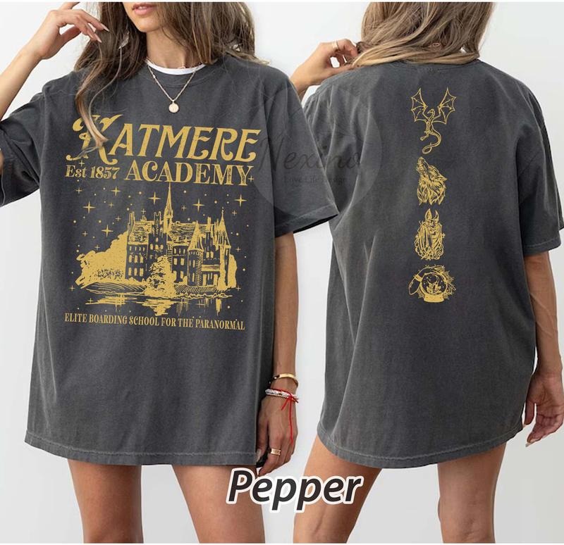 2 slides, Katmere Academy Logo T-Shirt