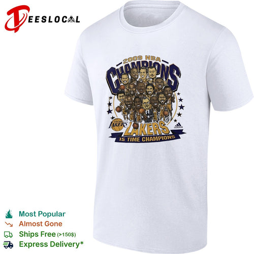 2009 NBA Champions Los Angeles Lakers 15 Time Champions shirt