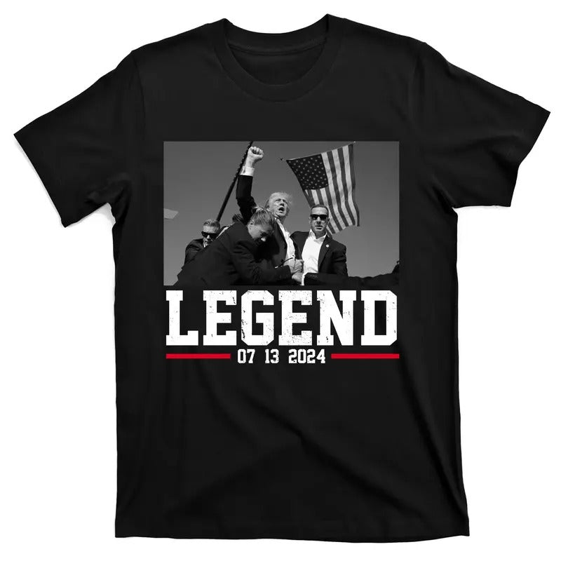 Donald Trump Legend 07/13/2024 Rally Pennsylvania T-Shirt Hoodie, Sweatshirt | TeeBloomCo.com
