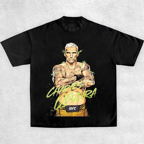 2025 CHARLES OLIVEIRA NEW TEE Boxing T-shirt, UFC Shirt, Boxer Shirt, MMA Shirt, Sports Shirt, Boxing Merch, Workout...