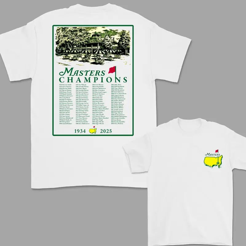 2025 Masters Tournament Augusta 91 Years Shirt, Golf Tournament T-shirt, Masters Golf T-shirt, The Masters Golf Cup...