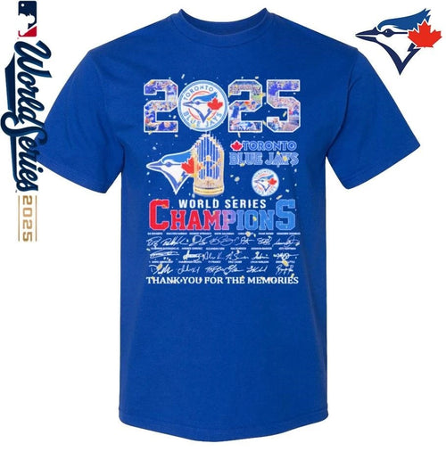 2025 World Series Champions Toronto Blue Jays Thank You For The Memories T-Shirt