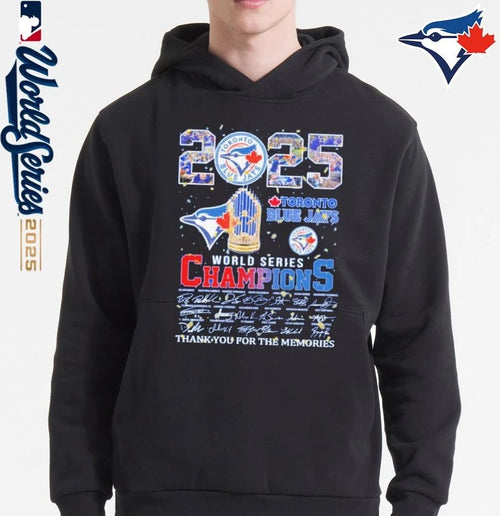 2025 World Series Champions Toronto Blue Jays Thank You For The Memories T-Shirt