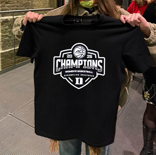 2026 Acc Champions Women’s Basketball Accomplish Greatness Duke shirt