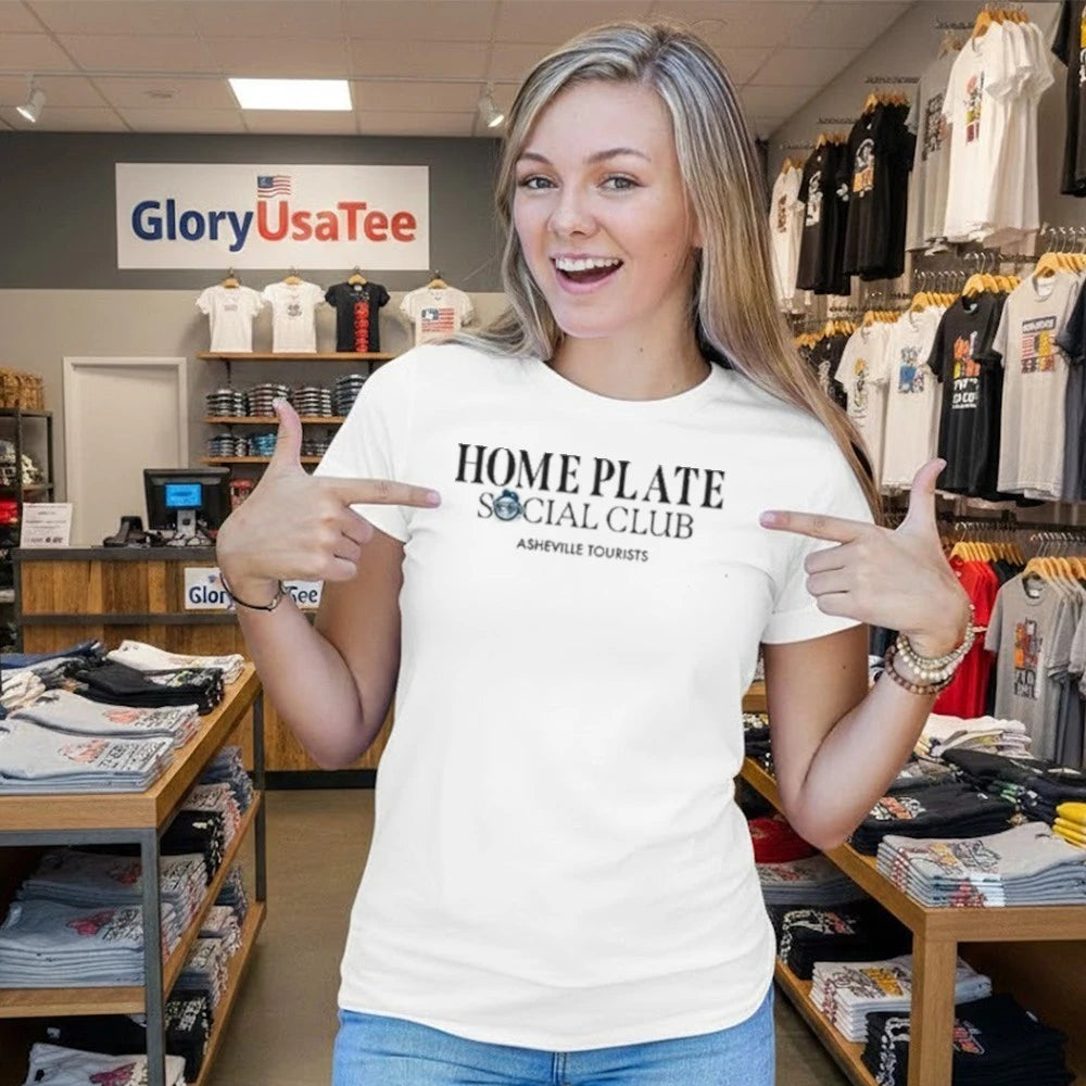 2026 Asheville Tourists Home Plate Social Club Giveaway Shirt