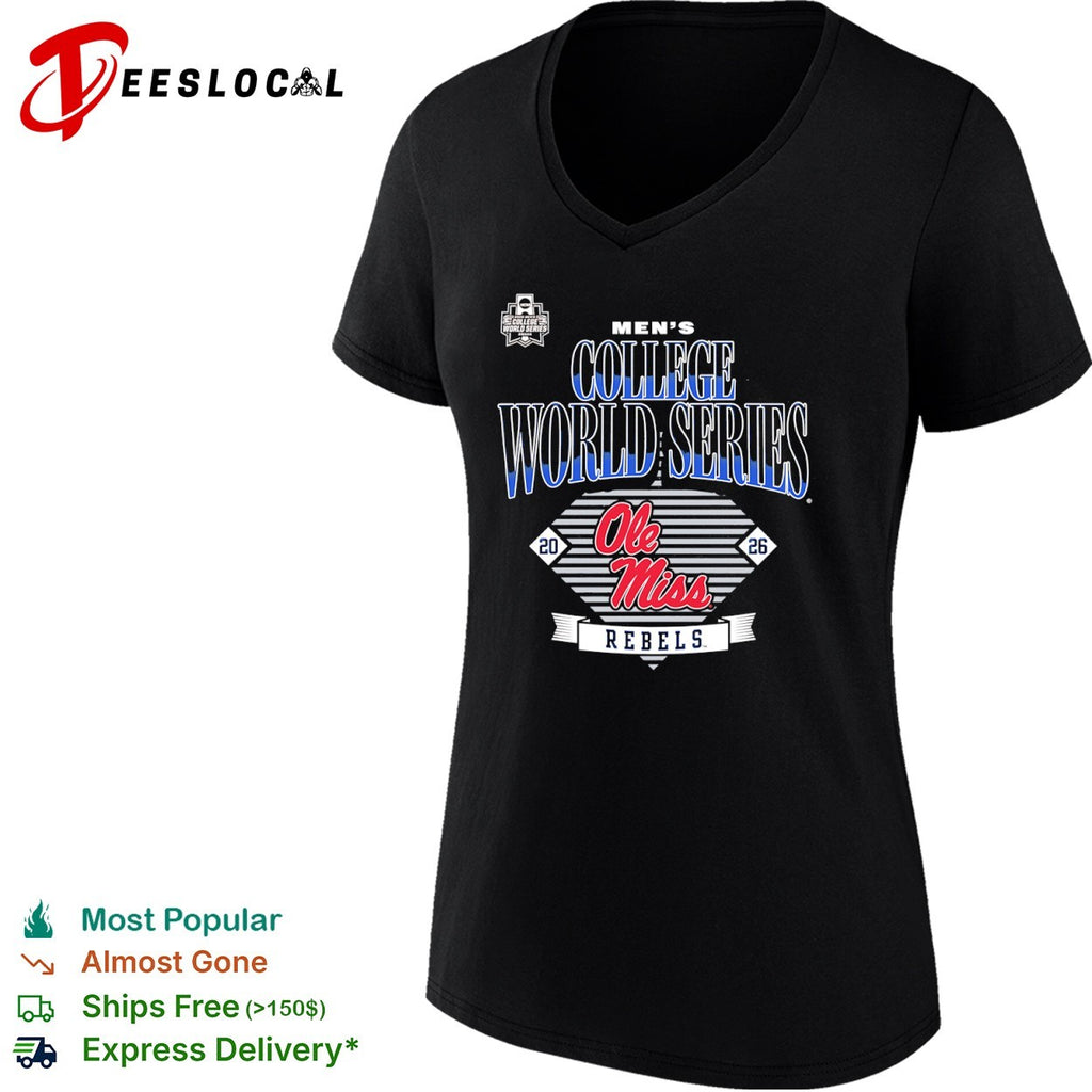 2026 College World Series Ole Miss Rebels NCAA Baseball Tournament shirt