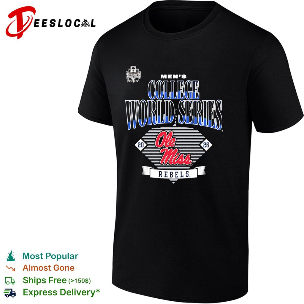 2026 College World Series Ole Miss Rebels NCAA Baseball Tournament shirt