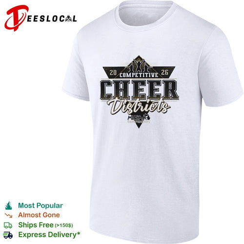 2026 Competitive Cheer Districts MHSAA Championships shirt