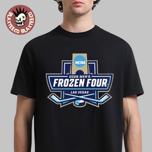 2026 Division I Men’s Ice Hockey Frozen Four Las Vegas Logo Unisex T-Shirt
