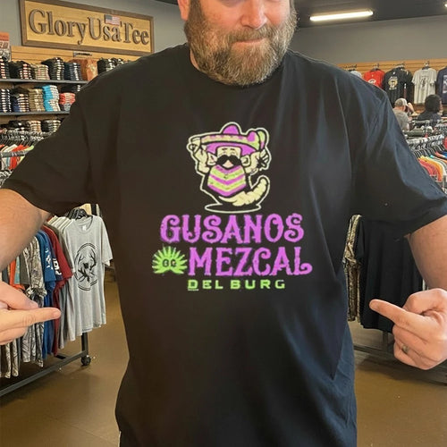 2026 Hub City Spartanburgers Gusanos Mezcal Del Burg Giveaway Shirt