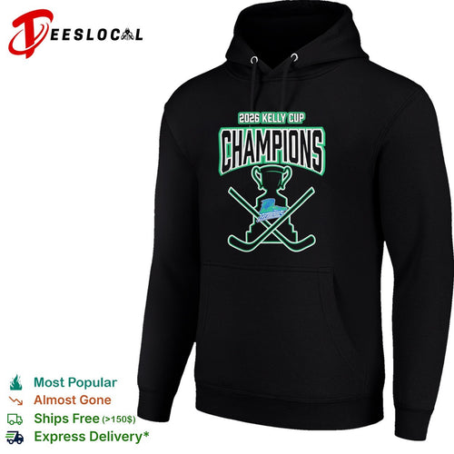 2026 Kelly Cup Champions Florida Everblades Hockey Team Trophy Logo Event shirt