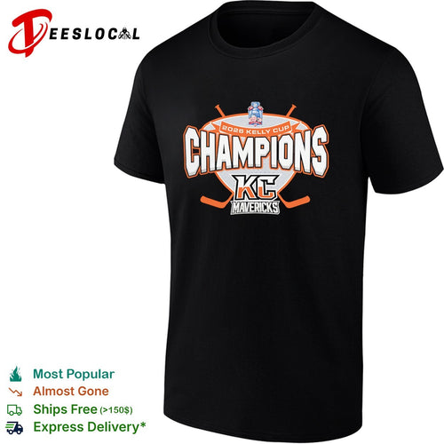 2026 Kelly Cup Champions Kansas City Mavericks KC Mavericks ECHL Hockey shirt