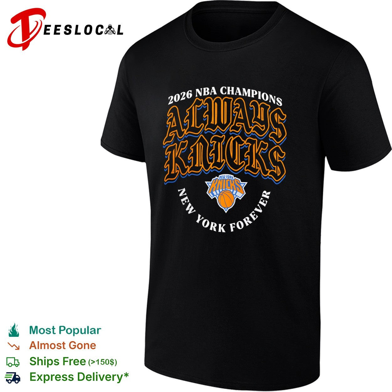 2026 NBA Champions Always New York Knicks Forever basketball shirt