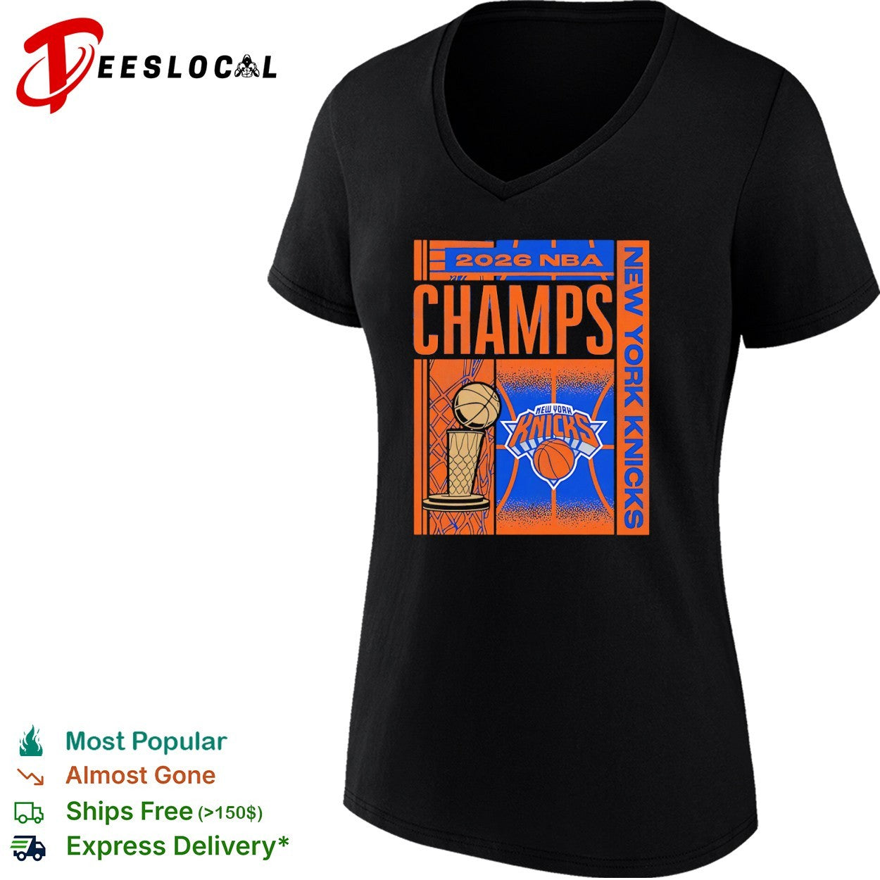 2026 NBA Champs New York Knicks Basketball Trophy shirt