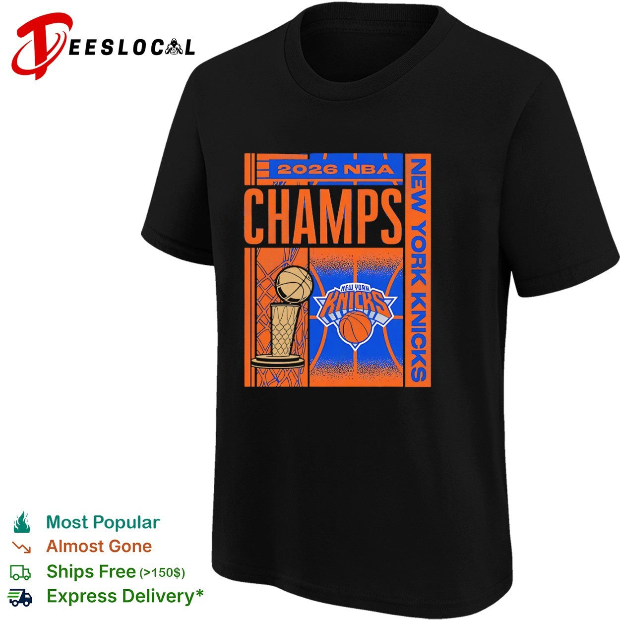 2026 NBA Champs New York Knicks Basketball Trophy shirt