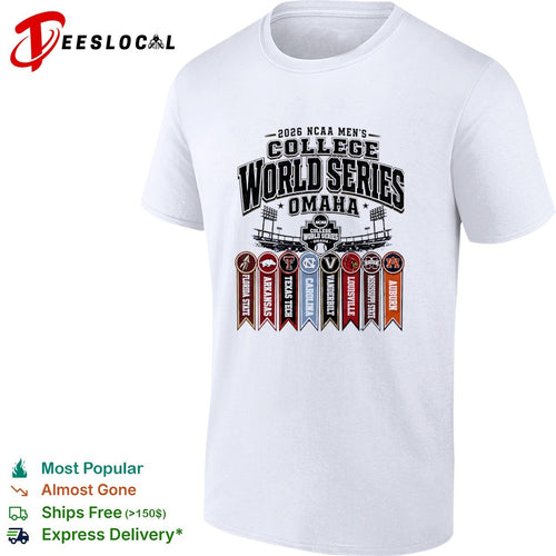2026 NCAA College World Series Omaha Florida State Arkansas Texas Tech Carolina shirt