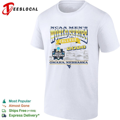 2026 NCAA College World Series Omaha Nebraska West Virginia Mountaineers shirt