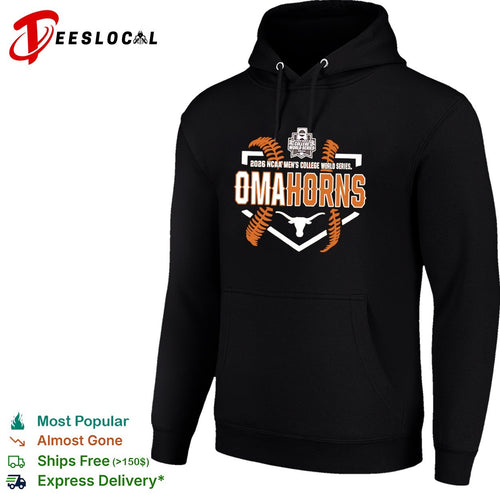 2026 NCAA Men’s College World Series Omahorns Texas Longhorns Baseball Logo shirt