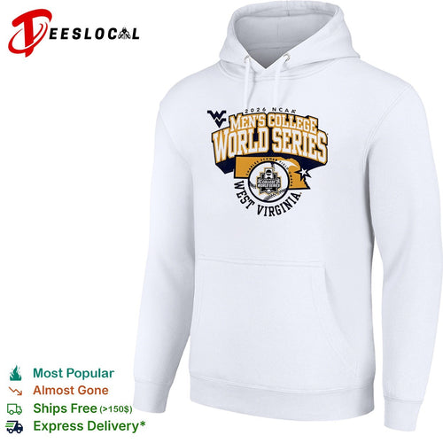 2026 NCAA Men’s College World Series West Virginia Mountaineers Omaha baseball shirt