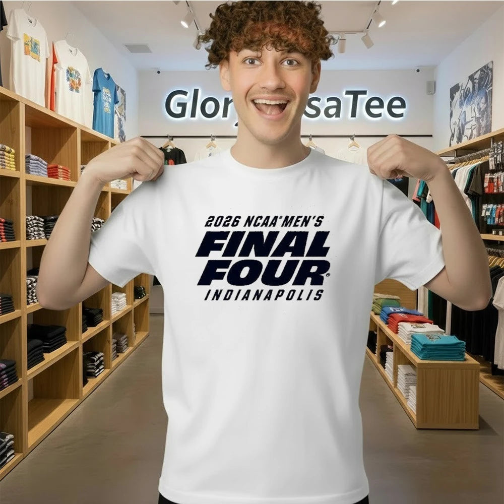 2026 NCAA Men’s Final Four Indianapolis Type Treatment Shirt