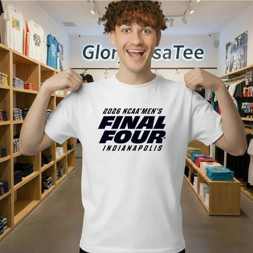 2026 NCAA Men’s Final Four Indianapolis Type Treatment Shirt