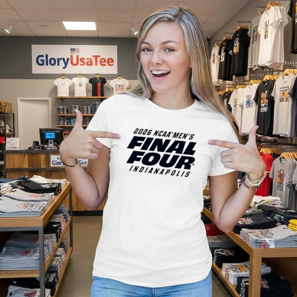 2026 NCAA Men’s Final Four Indianapolis Type Treatment Shirt