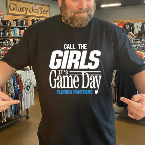 2026 Panthers Call The Girls It s Game Day Shirt