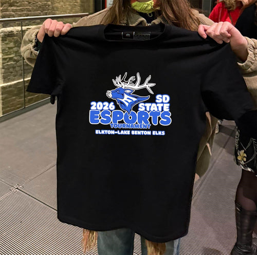 2026 SD State Esports Tournament Elkton-Lake Benton Elks Elk Head shirt