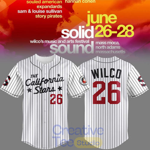 2026 Solid Sound Festival 🎶✨Baseball Jersey