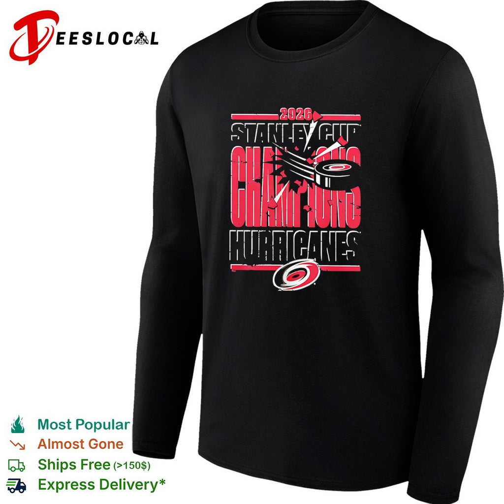 2026 Stanley Cup Champions Carolina Hurricanes Hockey Puck Team shirt