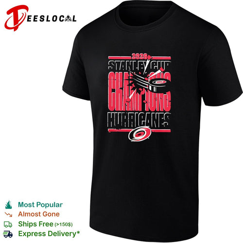 2026 Stanley Cup Champions Carolina Hurricanes Hockey Puck Team shirt