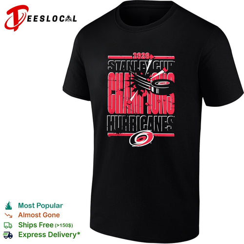 2026 Stanley Cup Champions Carolina Hurricanes ice hockey shirt