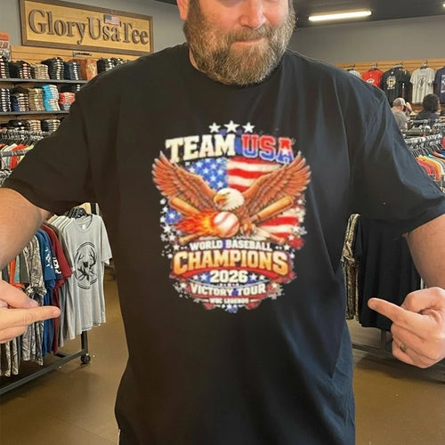 2026 Team USA World Baseball Classic Champions Eagle Baseball Victory Shirt