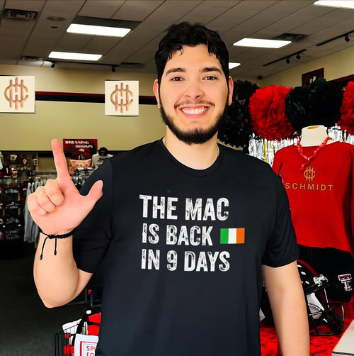 2026 The Mac Is Back in 9 Days with Irish Flag shirt