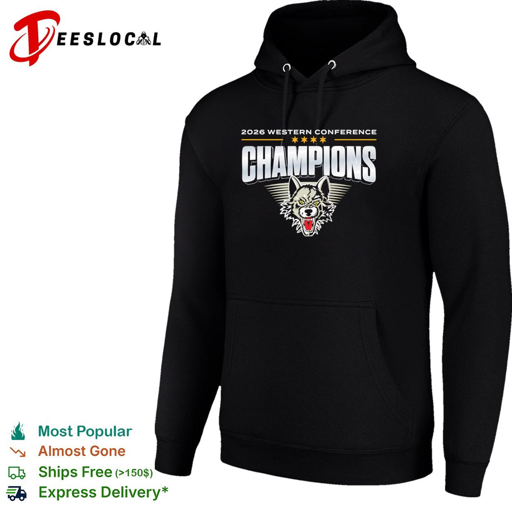 2026 Western Conference Champions Chicago Wolves Mascot Logo Basketball shirt
