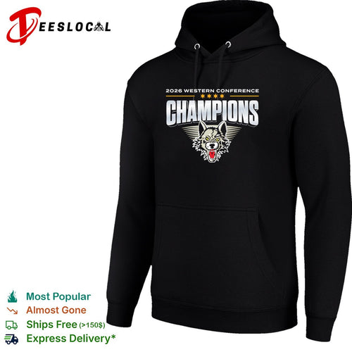 2026 Western Conference Champions Chicago Wolves Mascot Logo Basketball shirt