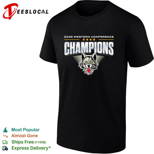 2026 Western Conference Champions Chicago Wolves Mascot Logo Basketball shirt