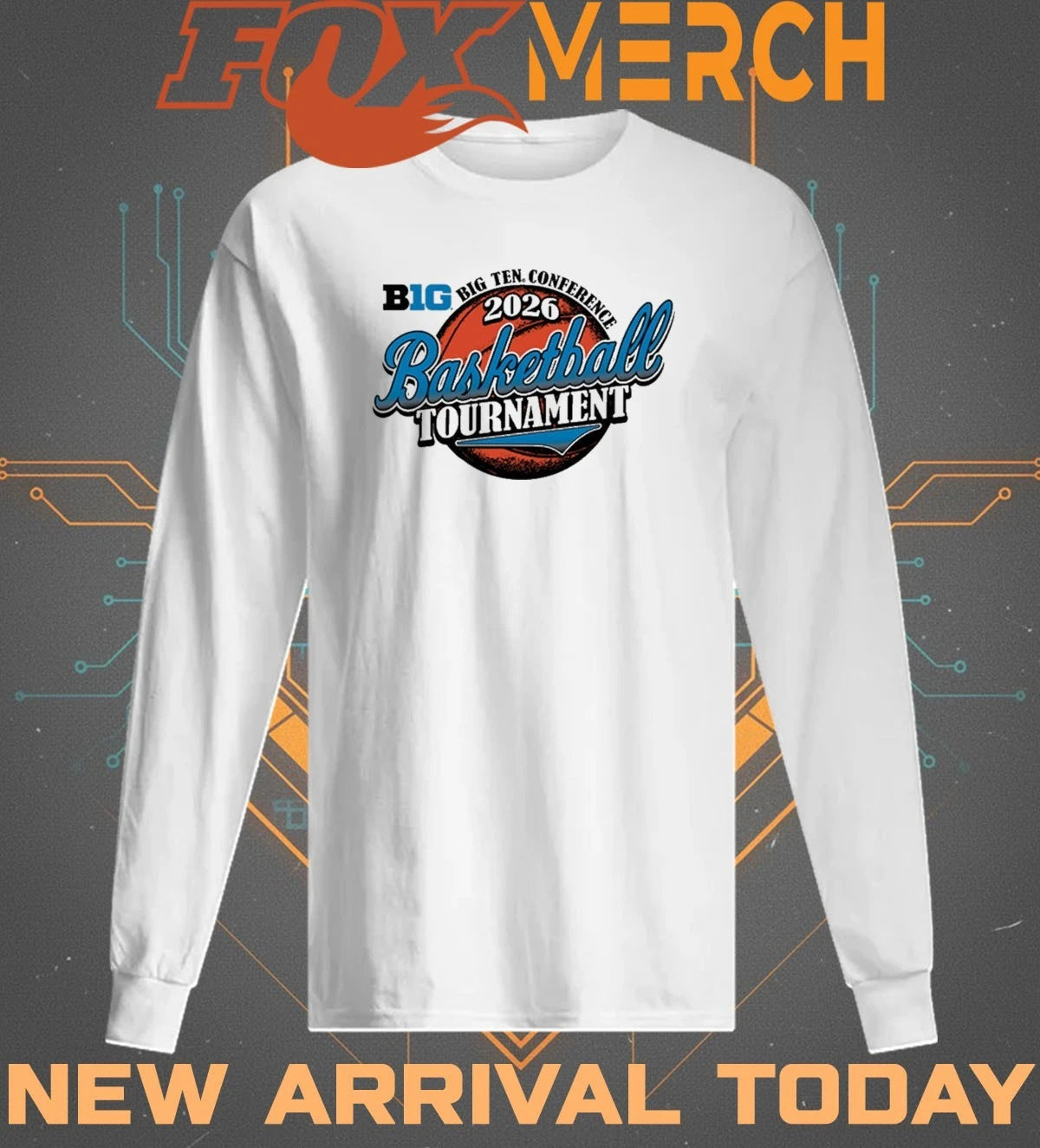 2026 Big Ten Basketball Tournament t-shirt