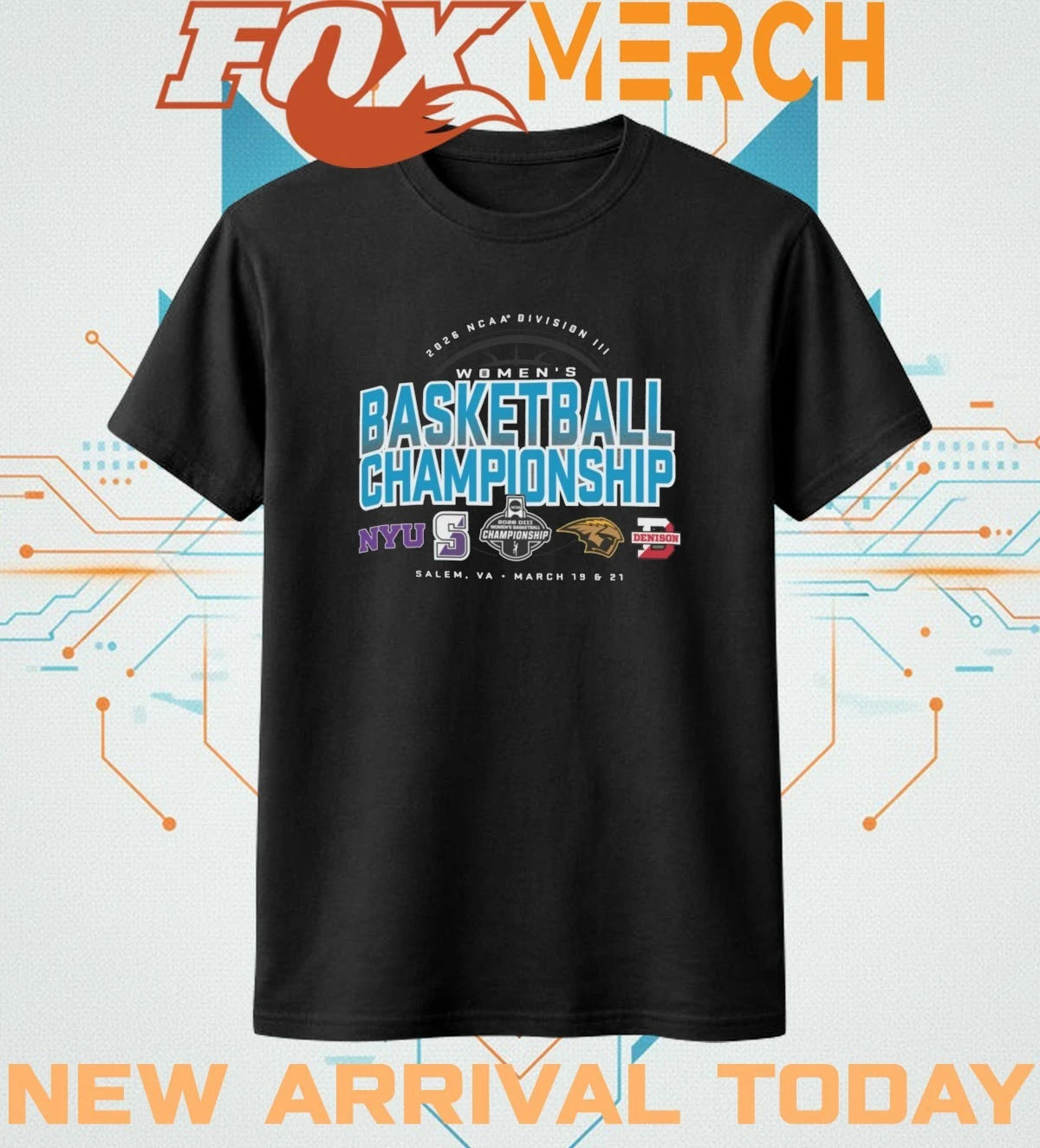 2026 NCAA Division III Women’s Basketball Championship Salem, Va march 19 – 21 t-shirt